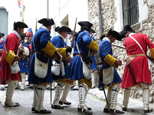 Girona resisteix! Jornades de recreació històrica de la Guerra de Successió. Combat a la plaça dels Lledoners