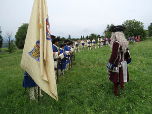 Girona resisteix! Jornades de recreació històrica de la Guerra de Successió. Castell de Montjuïc. Presentació de les unitats