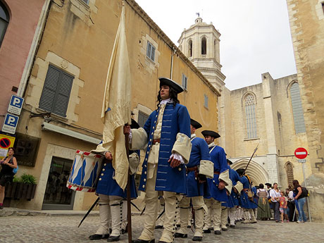 Girona resisteix! Jornades de recreació històrica de la Guerra de Successió. El campament