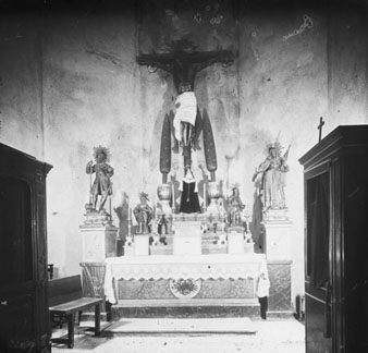 Sant Crist de la capella de Santa Susanna del Mercadal. 1917