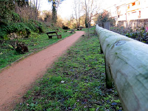 L'itinerari del Galligants. Cam&iacute; verd que connecta la pla&ccedil;a dels Jurats del Barri Vell amb la font del Bisbe 