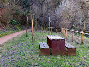 L'itinerari del Galligants. Cam&iacute; verd que connecta la pla&ccedil;a dels Jurats del Barri Vell amb la font del Bisbe 