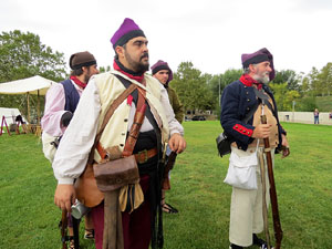 IX Festa Reviu els Setges Napole&ograve;nics de Girona. Campament d'&egrave;poca napole&ograve;nica al parc de les Ribes del Ter
