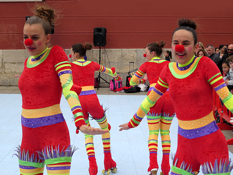 Patinatge a la pla&ccedil;a Calvet i Rubalcaba