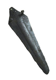 Alabarda, bronze. Girona (Gironès). Calcolític, 2200 aC
