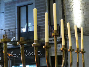 Nadal 2016. Encesa de les llums de Hanukk&agrave; a la pla&ccedil;a del Vi