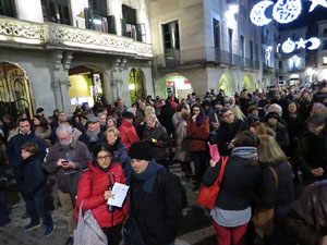 Nadal 2016. Encesa de les llums de Hanukk&agrave; a la pla&ccedil;a del Vi