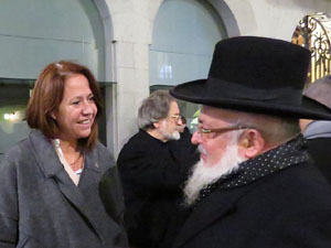 Nadal 2016. Encesa de les llums de Hanukk&agrave; a la pla&ccedil;a del Vi