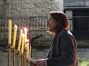 Nadal 2016. Encesa de les llums de Hanukk&agrave; a la pla&ccedil;a del Vi