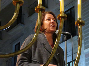 Nadal 2016. Encesa de les llums de Hanukk&agrave; a la pla&ccedil;a del Vi