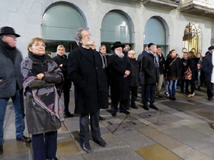Nadal 2016. Encesa de les llums de Hanukk&agrave; a la pla&ccedil;a del Vi