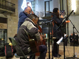 Nadal 2016. Encesa de les llums de Hanukk&agrave; a la pla&ccedil;a del Vi