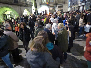 Nadal 2016. Encesa de les llums de Hanukk&agrave; a la pla&ccedil;a del Vi