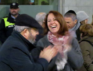 Nadal 2016. Encesa de les llums de Hanukk&agrave; a la pla&ccedil;a del Vi