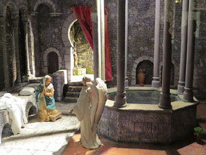 Nadal 2016. XVI Biennal del Pessebre Catal&agrave;. Exposici&oacute; de diorames a l'entrada de l'Ajuntament