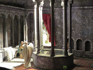 Nadal 2016. XVI Biennal del Pessebre Catal&agrave;. Exposici&oacute; de diorames a l'entrada de l'Ajuntament