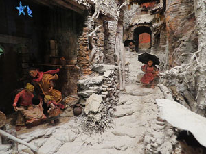 Nadal 2016. XVI Biennal del Pessebre Catal&agrave;. Exposici&oacute; de diorames a l'entrada de l'Ajuntament