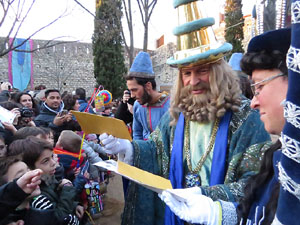 La Cavalcada de Reis 2017. El campament reial als Jardins de la Muralla