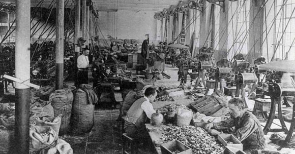 La fàbrica Grober a començaments del segle XX