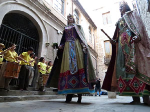 Festival Undàrius 2016. Ballada dels gegants de Girona, en Fèlix i na Àngels