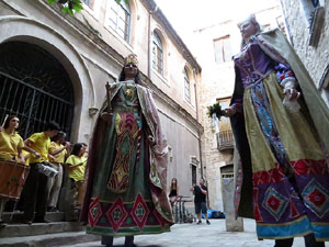 Festival Undàrius 2016. Ballada dels gegants de Girona, en Fèlix i na Àngels