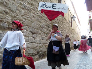 Festival Und&agrave;rius 2016. Cercavila amb els gegants de Santa Eug&egrave;nia de Ter