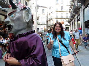 Festival Und&agrave;rius 2016. Cercavila amb els gegants de Santa Eug&egrave;nia de Ter