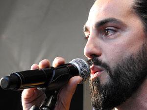 Festival A Capella 2017. Actuaci&oacute; del grup Kundala a la pla&ccedil;a de la Independ&egrave;ncia
