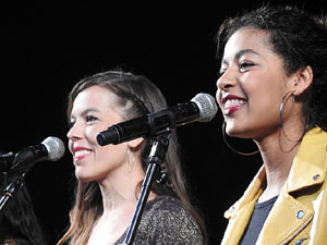 Festival A Capella 2017. Actuaci&oacute; del grup Kundala a la pla&ccedil;a de la Independ&egrave;ncia