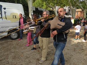 Festa del barri de la Devesa-Güell 2017. Els nous capgrossos, el Jardiner i la Farinera