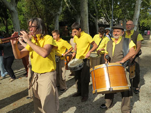 Festa del barri de la Devesa-Güell 2017. Els nous capgrossos, el Jardiner i la Farinera