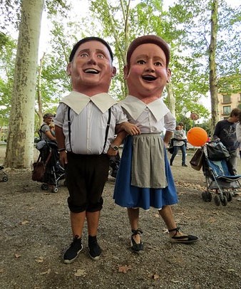 Els capgrossos el Jardiner i la Farinera