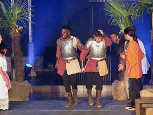 600 aniversari de la nau &uacute;nica de la Catedral de Girona. Representaci&oacute; de la Consueta de Sant Jordi cavaller