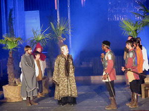 600 aniversari de la nau &uacute;nica de la Catedral de Girona. Representaci&oacute; de la Consueta de Sant Jordi cavaller
