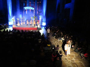 600 aniversari de la nau &uacute;nica de la Catedral de Girona. Representaci&oacute; de la Consueta de Sant Jordi cavaller