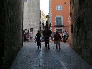 Corpus 2017. Assaig del ball de l'&Agrave;liga a la nau de la Catedral de Santa Maria