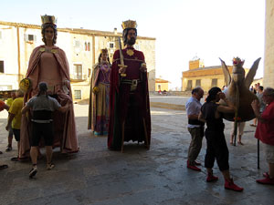 Corpus 2017. Assaig del ball de l'&Agrave;liga a la nau de la Catedral de Santa Maria