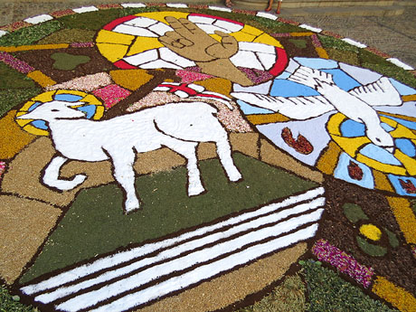 Corpus 2017. Les catifes de la process&oacute; de Corpus