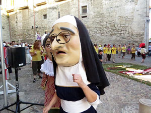 Corpus 2017 a Girona. La process&oacute; des de la Catedral a la bas&iacute;lica de Sant Feliu de Girona
