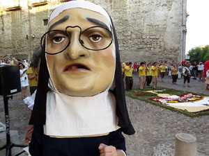 Corpus 2017 a Girona. La process&oacute; des de la Catedral a la bas&iacute;lica de Sant Feliu de Girona