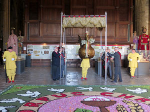 Corpus 2017 a Girona. La process&oacute; des de la Catedral a la bas&iacute;lica de Sant Feliu de Girona