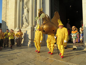 Corpus 2017 a Girona. La process&oacute; des de la Catedral a la bas&iacute;lica de Sant Feliu de Girona