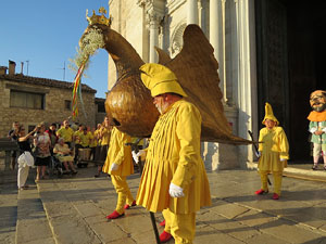 Corpus 2017 a Girona. La process&oacute; des de la Catedral a la bas&iacute;lica de Sant Feliu de Girona