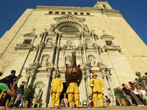 Corpus 2017 a Girona. La process&oacute; des de la Catedral a la bas&iacute;lica de Sant Feliu de Girona