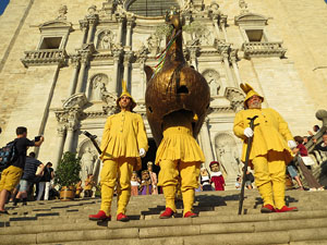 Corpus 2017 a Girona. La process&oacute; des de la Catedral a la bas&iacute;lica de Sant Feliu de Girona