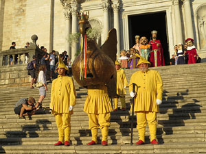 Corpus 2017 a Girona. La process&oacute; des de la Catedral a la bas&iacute;lica de Sant Feliu de Girona