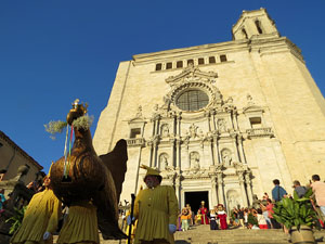 Corpus 2017 a Girona. La process&oacute; des de la Catedral a la bas&iacute;lica de Sant Feliu de Girona