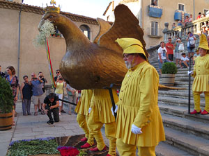 Corpus 2017 a Girona. La process&oacute; des de la Catedral a la bas&iacute;lica de Sant Feliu de Girona