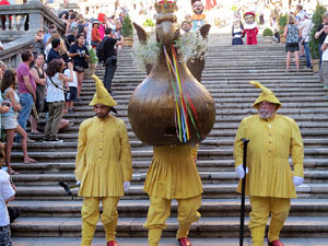 Corpus 2017 a Girona. La process&oacute; des de la Catedral a la bas&iacute;lica de Sant Feliu de Girona
