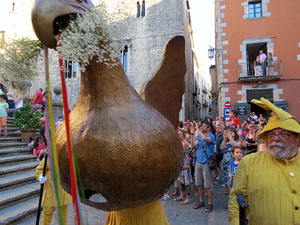 Corpus 2017 a Girona. La process&oacute; des de la Catedral a la bas&iacute;lica de Sant Feliu de Girona